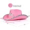 Pink Cowboy Hat - Pink Sequin Cowgirl Princess Hat with Crown Tiara Design